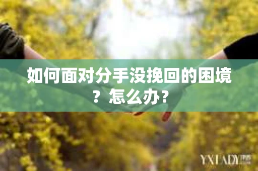 如何面对分手没挽回的困境？怎么办？
