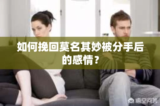 如何挽回莫名其妙被分手后的感情？