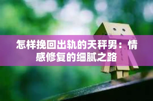 怎样挽回出轨的天秤男：情感修复的细腻之路