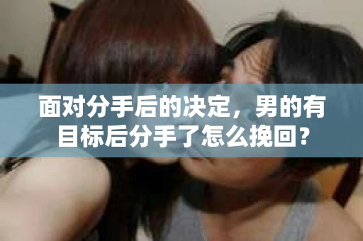 面对分手后的决定，男的有目标后分手了怎么挽回？