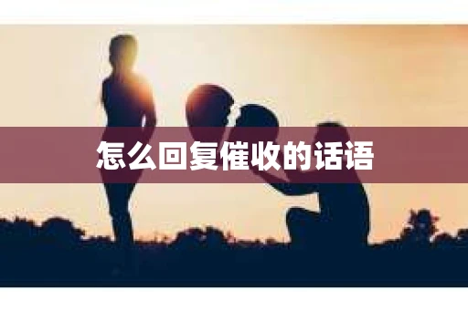 怎么回复催收的话语