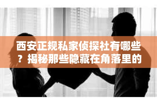 西安正规私家侦探社有哪些？揭秘那些隐藏在角落里的神秘力量