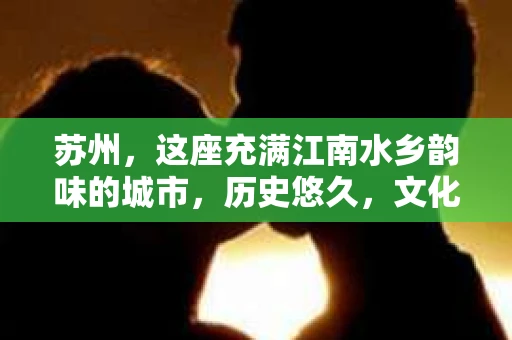 苏州，这座充满江南水乡韵味的城市，历史悠久，文化底蕴深厚。在这样一个充满故事的地方，私家侦探公司自然也不少。那么，苏州哪有私家侦探公司呢？今天，我就来给大家盘点一下。