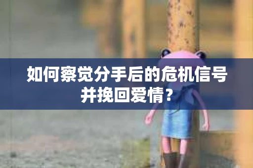 如何察觉分手后的危机信号并挽回爱情? 如何察觉分手后的危机信号并挽回爱情?