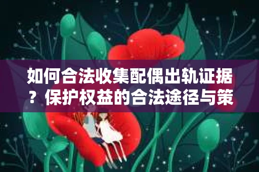 如何合法收集配偶出轨证据？保护权益的合法途径与策略