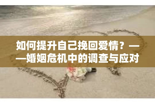 如何提升自己挽回爱情？——婚姻危机中的调查与应对策略
